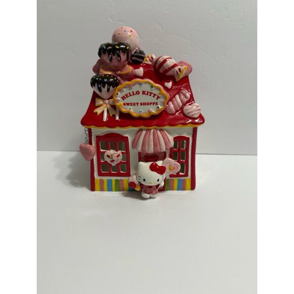 Blue Sky Hello Kitty Sweet Shoppe Tea Light House - Picture 1 of 3